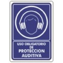 Señ Uso Obligatorio De Protección Auditiva Estireno 25 x 35 cm